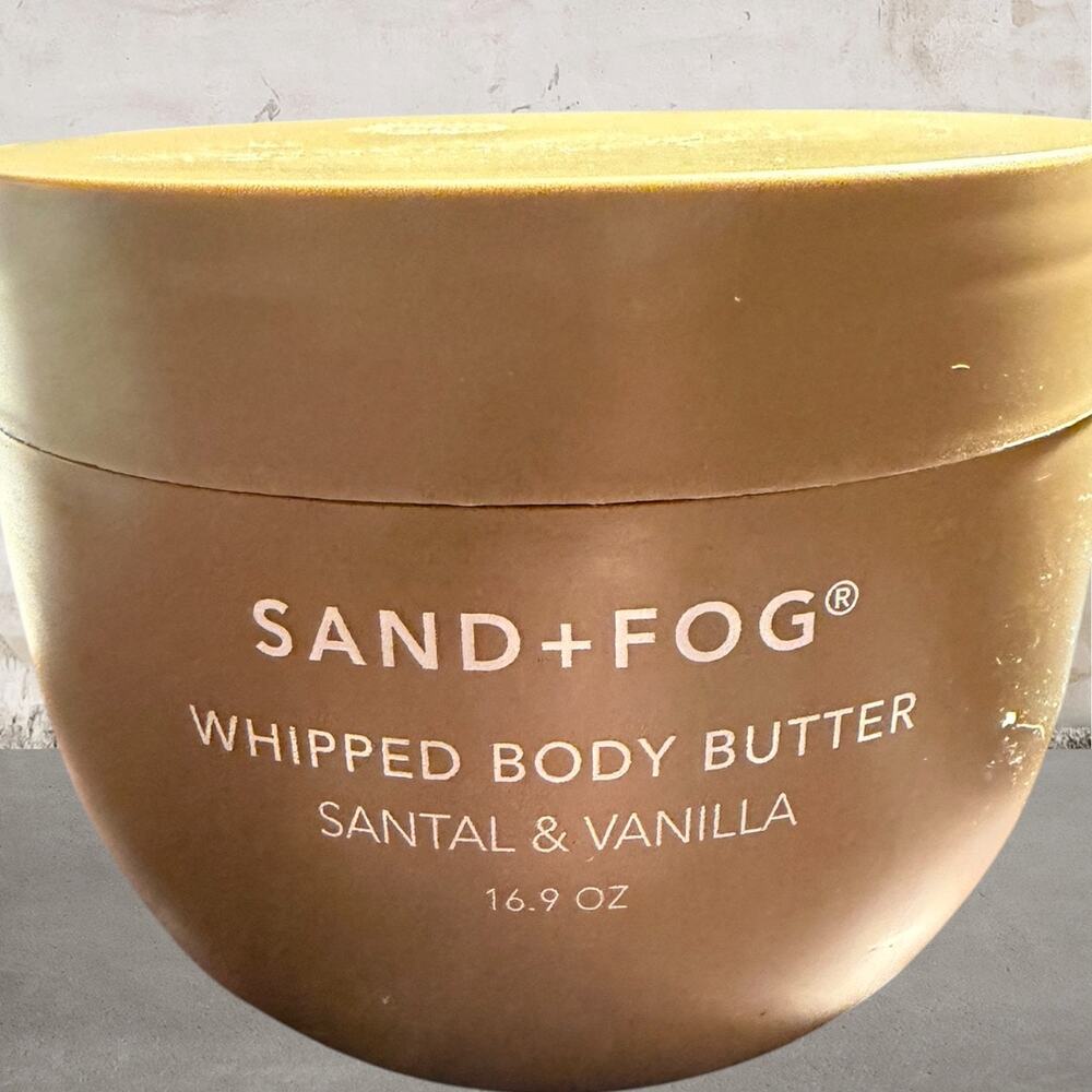 Sand + Fog $35 Santal & Vanilla 16.9 oz Whipped Body Butter NEW